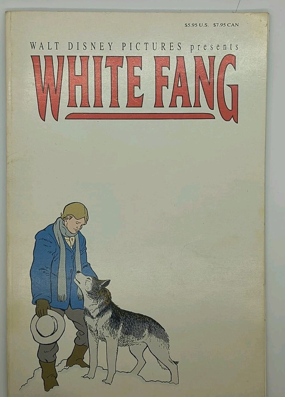 Walt Disney Pictures Presents White Fang Graphic Novel (1990) - Bobbi Weiss